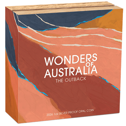 auag1ozwoatobo omp 05 3392 wonders of australia outback opal 2026 1oz silver proof coin in shipper lr 2