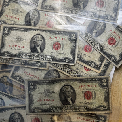 1953 $2 Red Seal United States Note Genventro