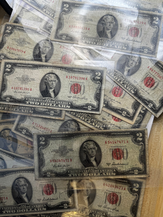 1953 $2 Red Seal United States Note