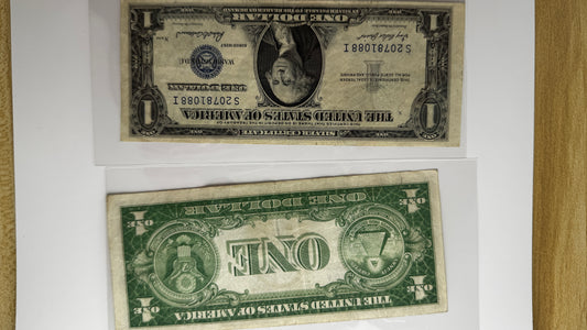 1935 Blue Seal $1 Silver Certificates