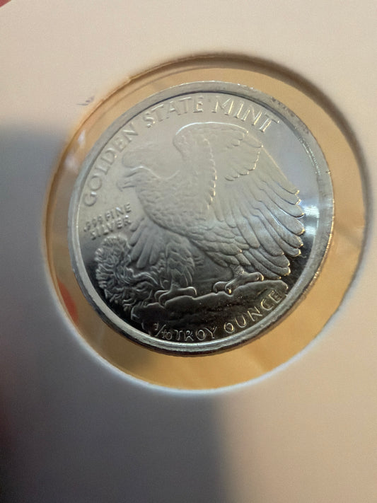 1/10oz Liberty .999 Silver Coin / Round