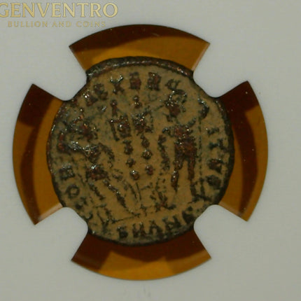 Roman Empire Constantine II AD 337-340 Issue as Caesar – NGC AE3/4 (BI Nummus) #491 Genventro Bullion and Coins