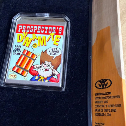 Toy Story 2 Woody’s Roundup Stinky Pete Niue 2025 1oz Silver New in Box w/COA Genventro