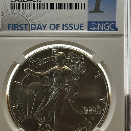 2022 Silver Eagle West Point Mint MS70 First Day of Issue Genventro