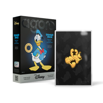 Disney - Donald Duck Blind Box - Agoro 1/2 oz Silver Coin Blind Box