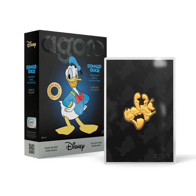 Disney - Donald Duck Blind Box - Agoro 1/2 oz Silver Coin Blind Box