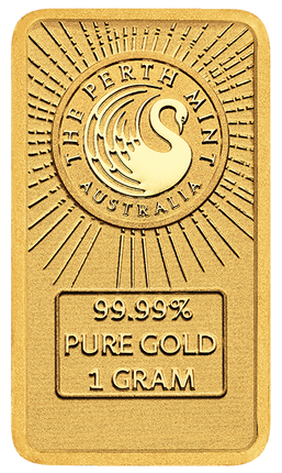 dune worm 2026 1g gold coloured minted bar lr obverse