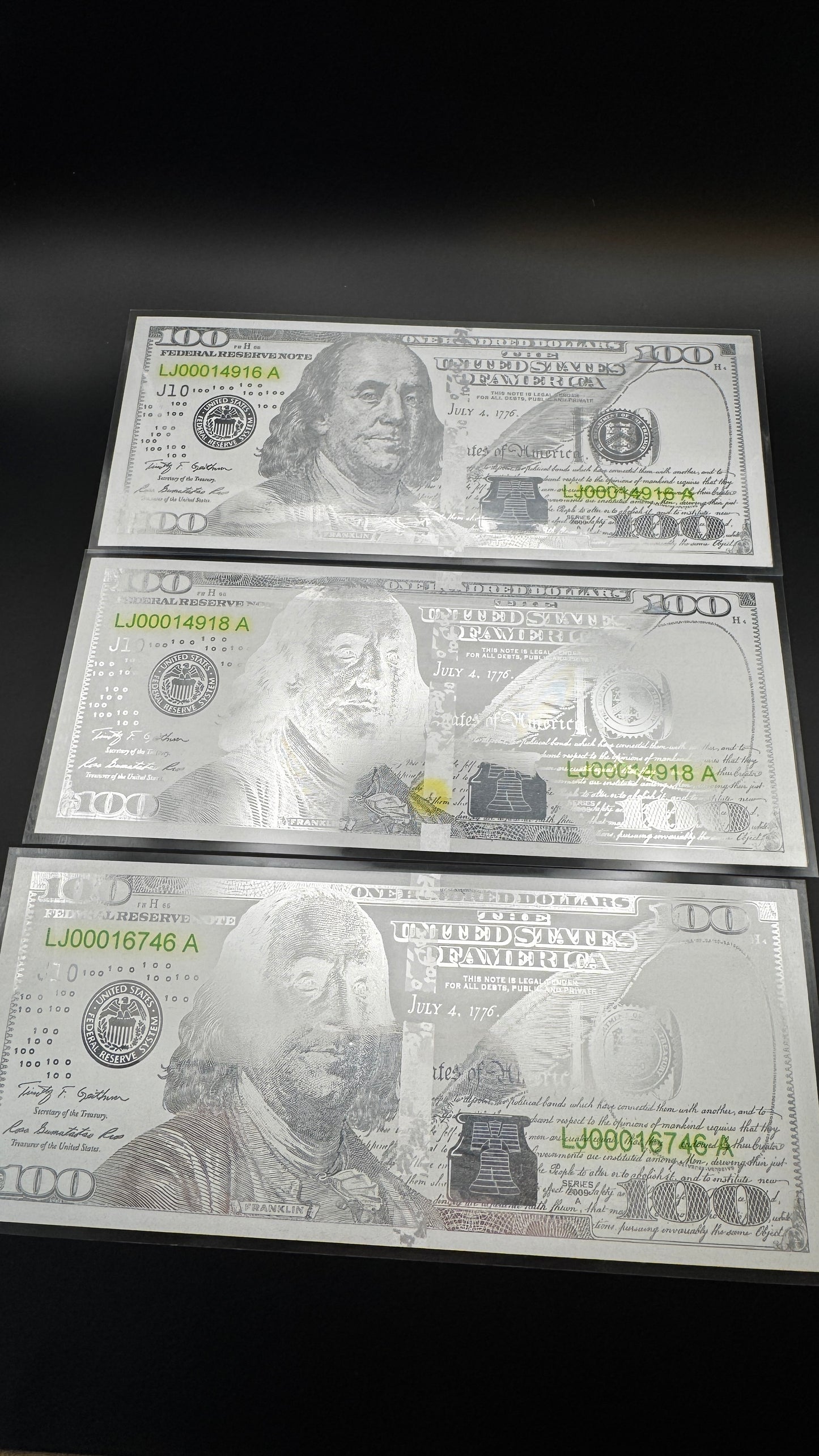 $100 Silver Currency Strike Note