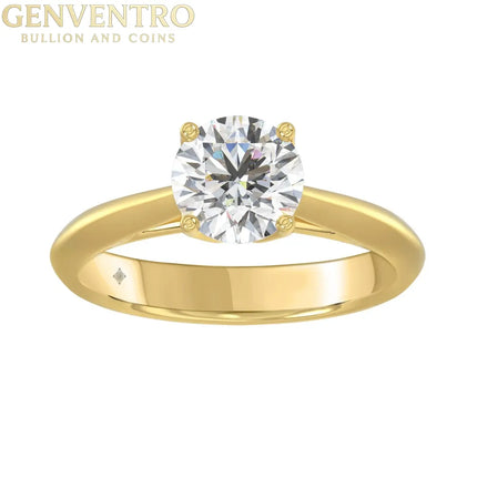1-1/2 CT. Certified Lab-Grown Diamond Solitaire Engagement Ring in 14K Gold VS1/VS2 Diamond World