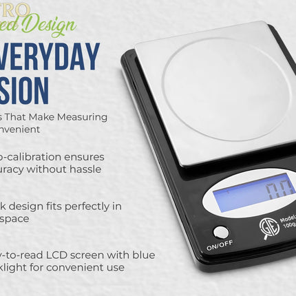 GTE 100AX Professional Digital Jewelry Scale – 6 Modes: g, oz, gn, ct, ozt, dwt - 100g × 0.01g Accuracy GOLD TESTING EQUIPMENT