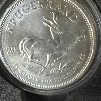 2022 South Africa Krugerrand 1 oz Fine Silver BU Genventro