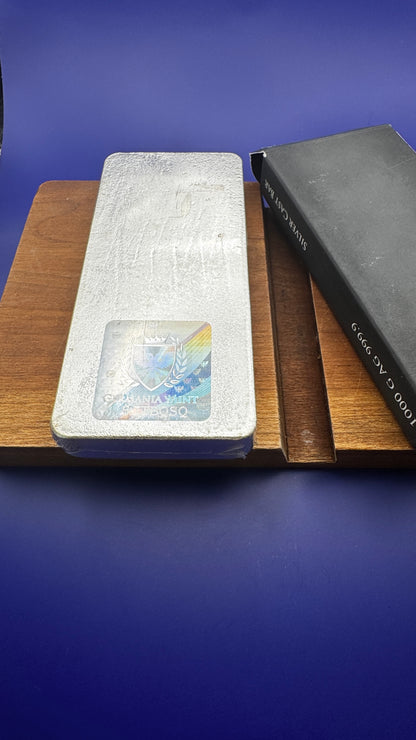 New Germania Mint Kilo Silver Bar - 1 Kilo (32.151 Troy Oz), 999.9 Pure – Mint Wrapped