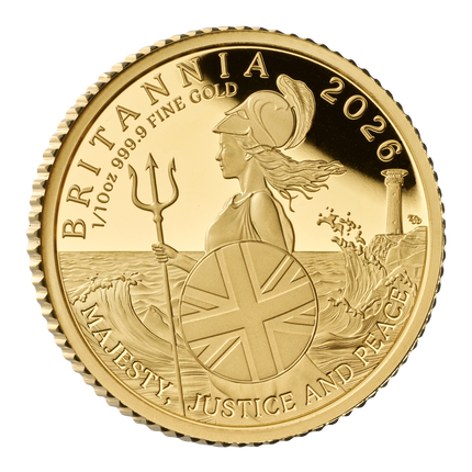 gbu1 10ozbpf26 omp br26g10 2026 britannia uk 1 10oz gold proof coin reverse edge