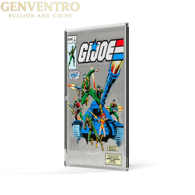 G.I. Joe – A Real American Hero Vol.1 - Agoro 1 oz .999 Silver - New in Box w/COA Genventro Bullion and Coins