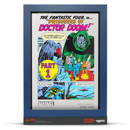 Marvel Art in Motion Fantastic Four #5 Internal Page 1 oz Silver Foil by Agoro