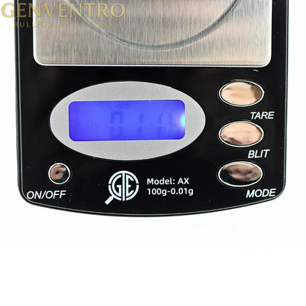 GTE 100AX Professional Digital Jewelry Scale – 6 Modes: g, oz, gn, ct, ozt, dwt - 100g × 0.01g Accuracy GOLD TESTING EQUIPMENT
