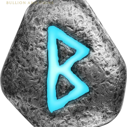 2026 Germania Mint Berkanan 1 oz Ag 999.9 Cast Rune Silver Bar - Presale Genventro Bullion and Coins