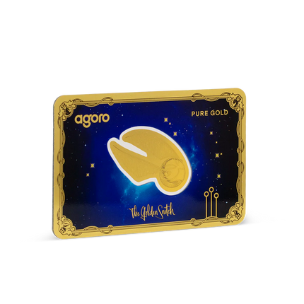 Warner Bros HARRY POTTER - The Golden Snitch .1 g Gold Coin - Agoro