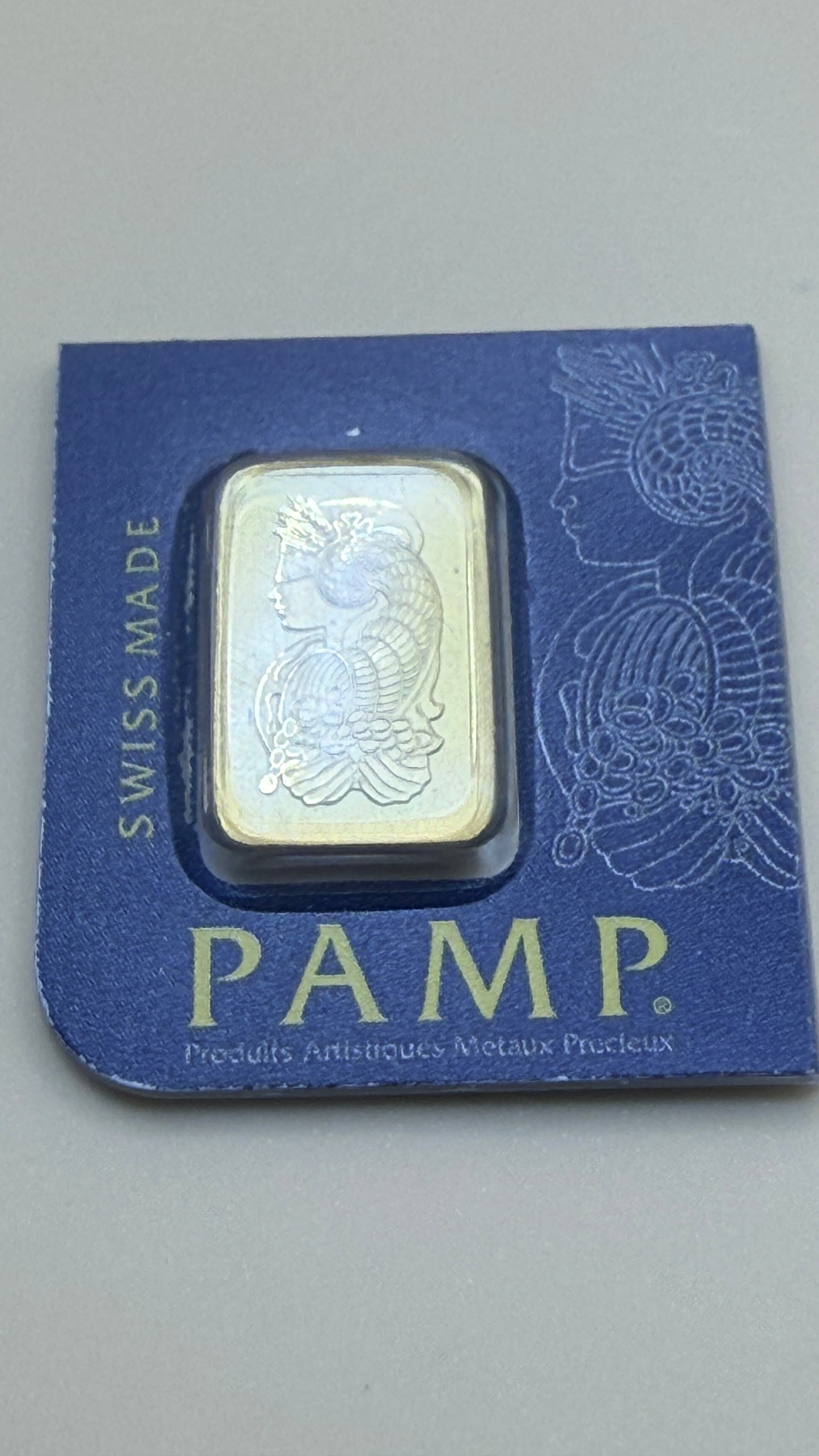 1 Gram PAMP Swiss 999.9 Pure Gold Bullion Bar