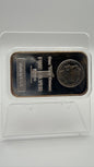1oz Morgan .999 Fine Silver Bar Made in America Highland Mint
