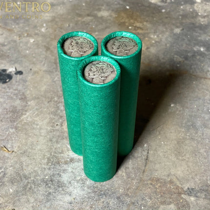 1909 - 1958 SILVER MERCURY DIME & PENNY ROLLS Wholesale Wheat Cents