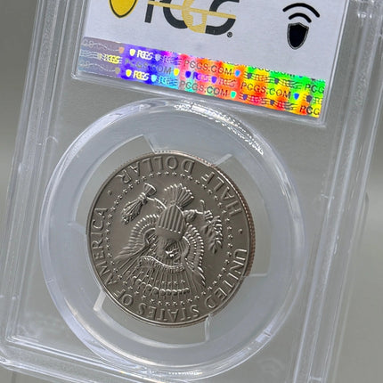 1987-S Kennedy Half Dollar Proof PCGS PR69 DCAM Blue Label Genventro