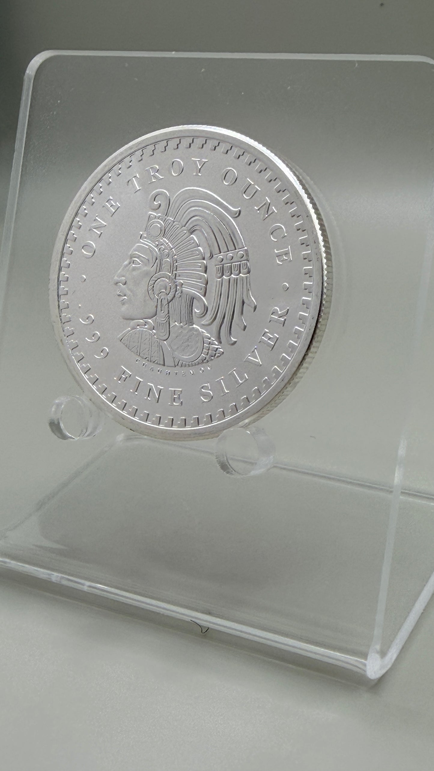1 oz 999 Silver Round Mexico Cuauhtemoc