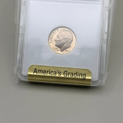 1994-S Roosevelt Proof Dime SGS MS70 Genventro