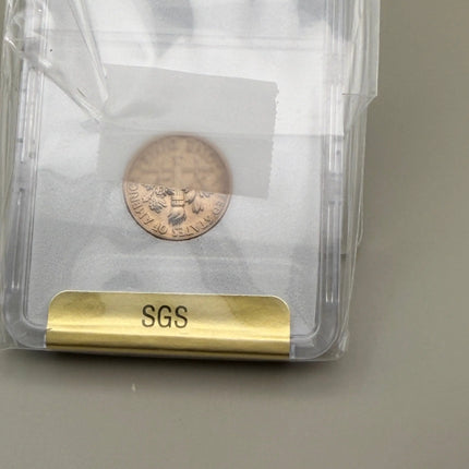 1992-P Roosevelt Dime SGS MS70 Genventro
