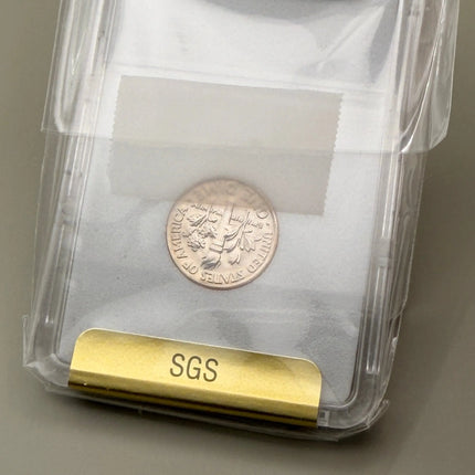 1991-D Roosevelt Dime SGS MS70 Genventro