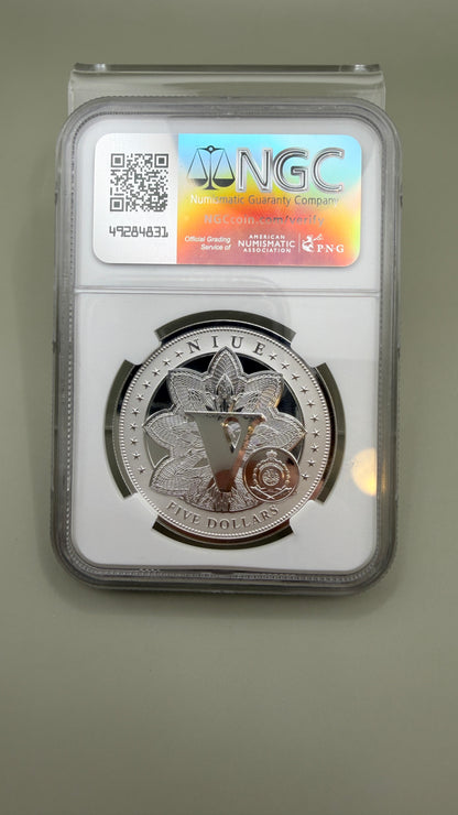 2025 Silver Niue $5 Indian Chief First Releases REV PF70 Monetary Masterpieces
