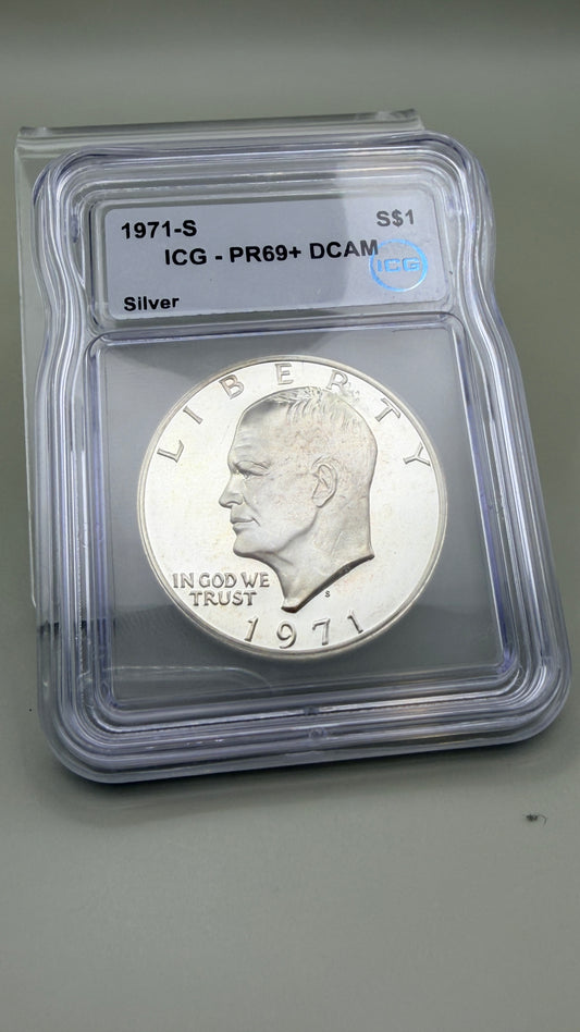 1971-S 50c Kennedy Half Dollar ICG PR 69+ DCAM