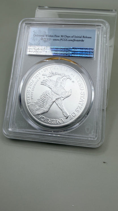 2021 American Silver Eagle Type 2 MS70 PCGS