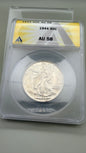 1944 Silver Walking Liberty Half Dollar AU58 ANACS