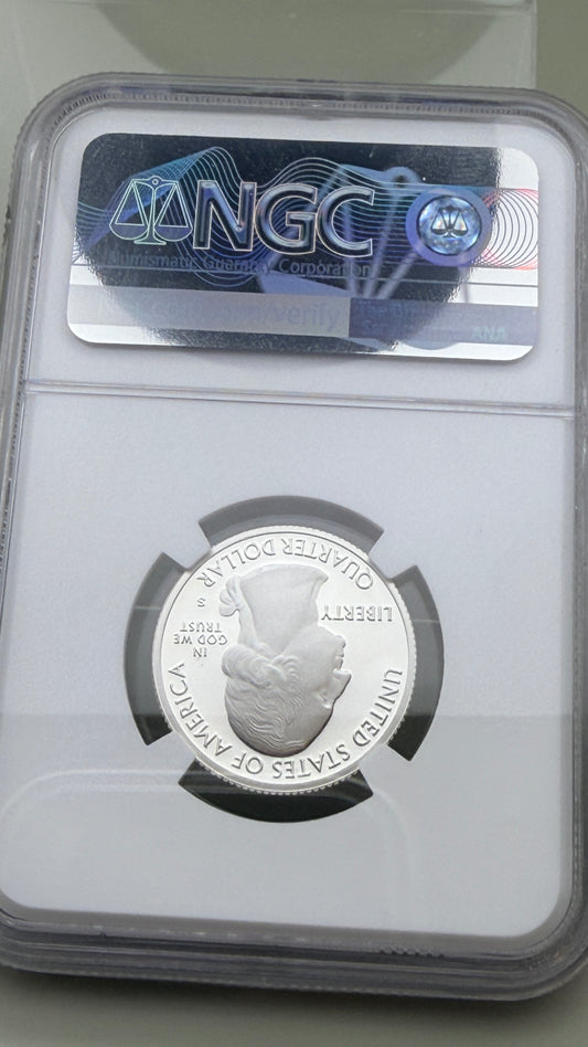 2018 S Silver Voyageurs First Release MS70 Ultra Cameo NGC