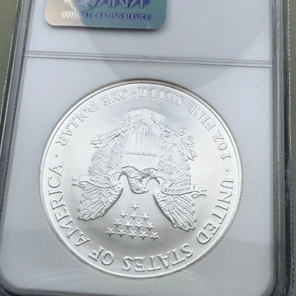 2002 Silver Eagle MS69 Brown Label Genventro