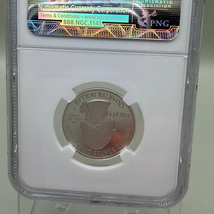 2013-S Silver White Mountain Early Release Quarter - NGC PF69 Ultra Cameo Genventro