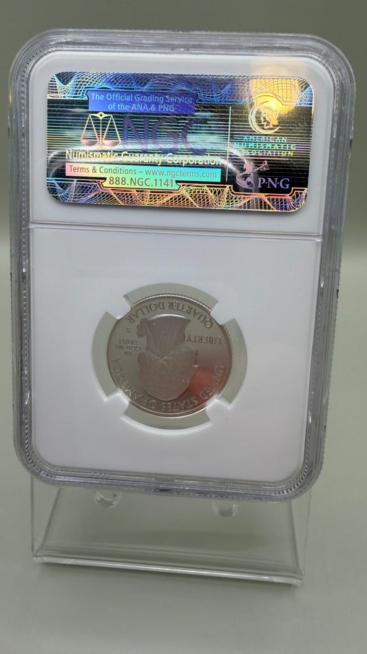 2013-S Silver White Mountain Early Release Quarter - NGC PF69 Ultra Cameo