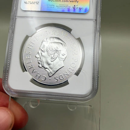 2025 Britannia & Liberty 1 oz Silver Coin NGC First Release MS 70 Genventro