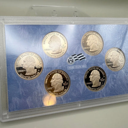 2009-S Proof Territories Quarter Set No Box or COA Genventro