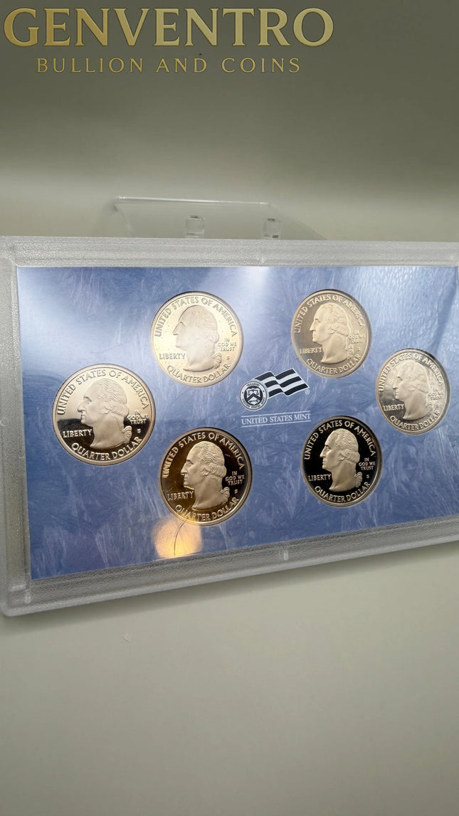 2009-S Proof Territories Quarter Set No Box or COA Genventro
