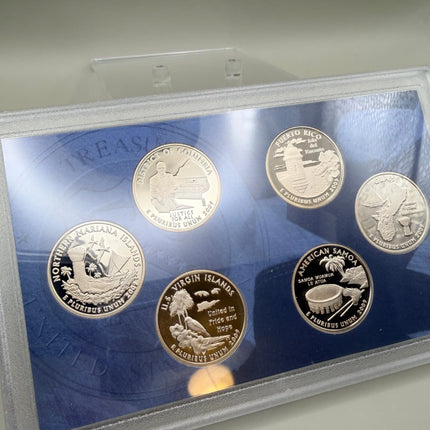 2009-S Proof Territories Quarter Set No Box or COA Genventro