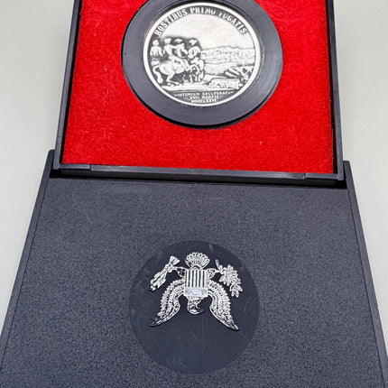 WASHINGTON BEFORE BOSTON Pewter America's First Medals Series In Original Box Genventro