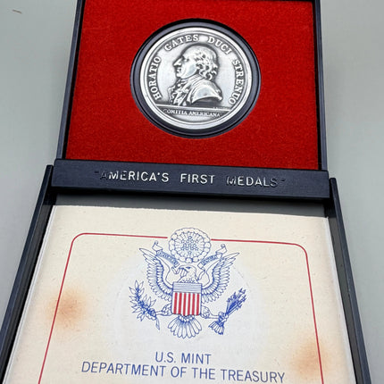 GENERAL HORATIO GATES America's First Medals Series In Original Box Genventro