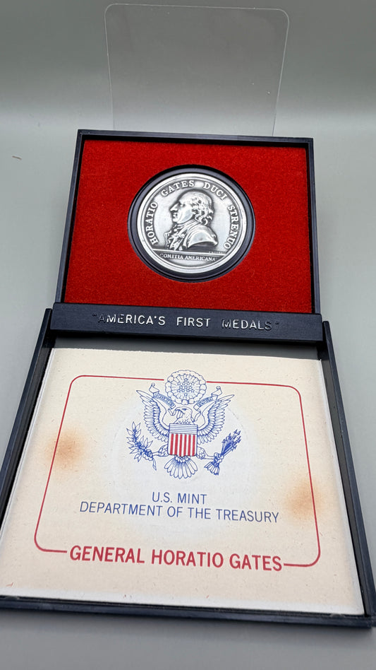 GENERAL HORATIO GATES America's First Medals Series In Original Box