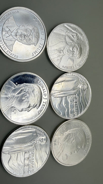 1 Troy Ounce .999 Pure Silver Patriot / Trump MAGA Silver Round Coin