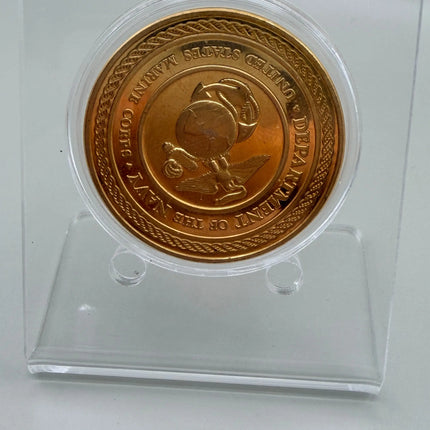 Department of the Navy Under United States Marine Corp Military Challenge Coin Genventro