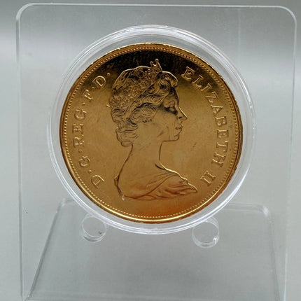 1981 Coin Elizabeth II D.G.REG.F.D HRH The Prince of Wales & Lady Diana Spencer Great Britain Crown Coin The Royal Wedding Genventro