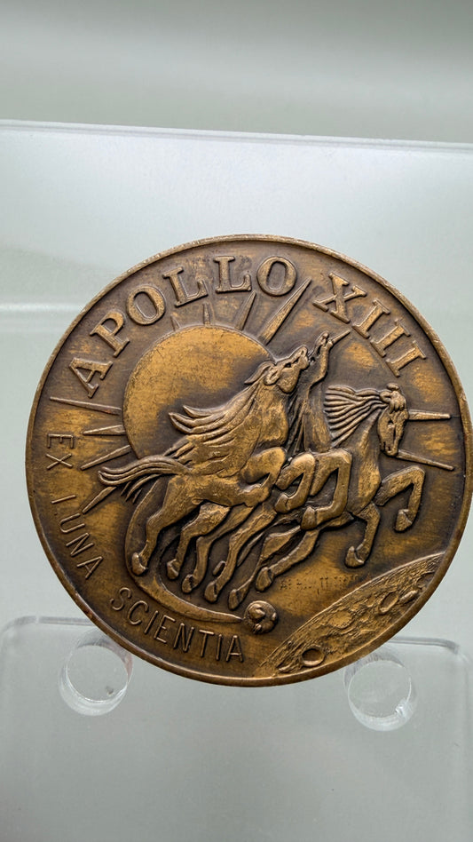 NASA Project Apollo Commemorative Medallion Apollo XIII
