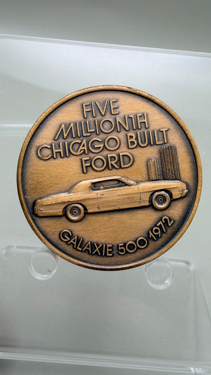 FIVE MILLIONTH CHICAGO BUILT FORD GALAXIE 500 1972